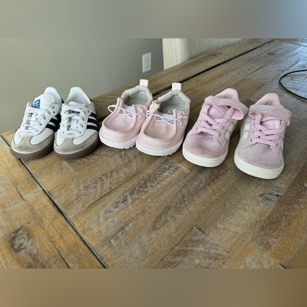 Adidas & Hey Dudes - Toddler size 5